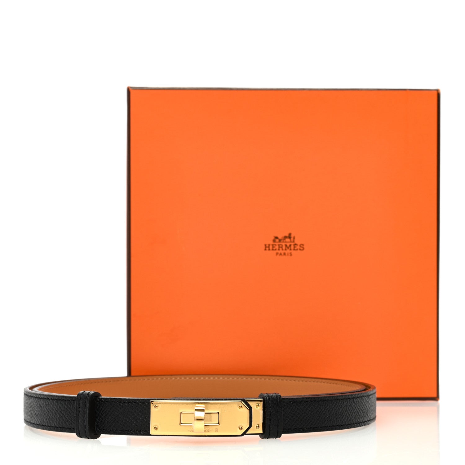 Hermes Epsom Kelly Belt Black 4 of 4