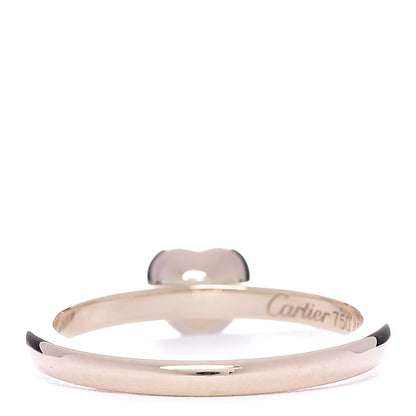 Cartier 18K Pink Gold Diamond D'Amour Heart Ring 48 4.5 3 of 5