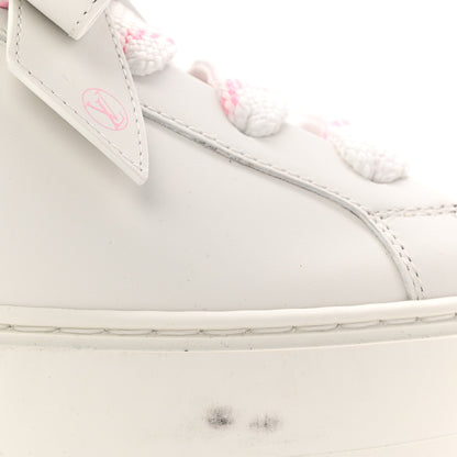 Louis Vuitton Calfskin Time Out Bow Sneakers 38 White Pink 10 of 10