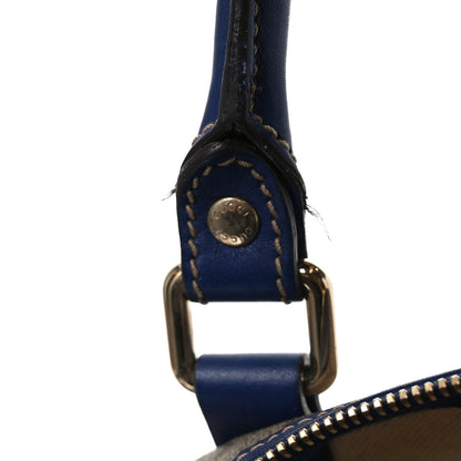 Gucci GG Plus Monogram Medium Boston USA Flag Unicef Duffle Blue 10 of 11