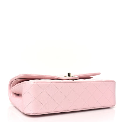 Chanel Caviar Quilted Medium Double Flap Light Pink 4 of 11