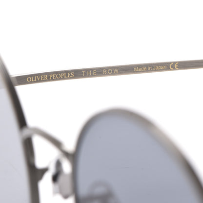 Oliver Peoples The Row After Midnight Round Sunglasses Pewter Black 7 of 9