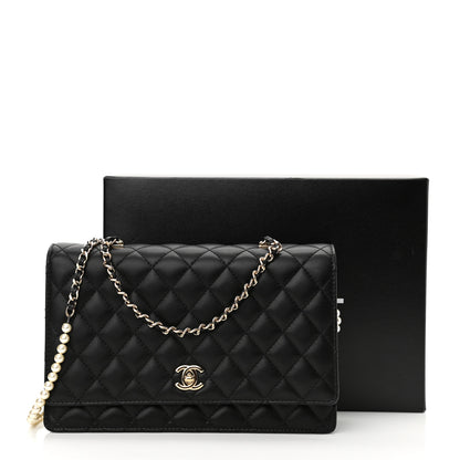 Chanel Lambskin Quilted Fantasy Pearl Flap Black 11 of 11