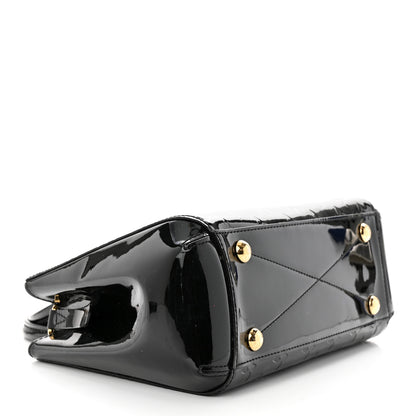 Louis Vuitton Vernis Montaigne BB Black 4 of 13