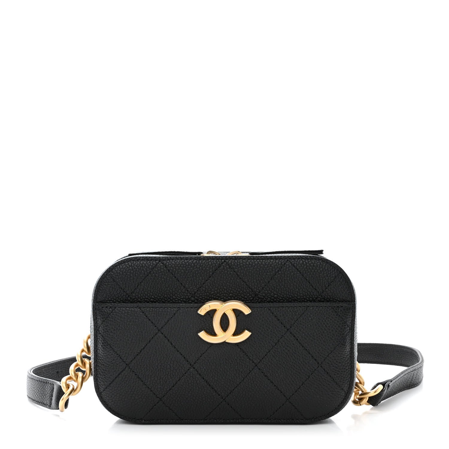 Chanel Caviar Stitched Waist Bag Black 1 of 11