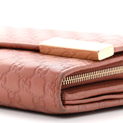 Gucci Guccissima Dice Chain Wallet Nude Pink 9 of 10
