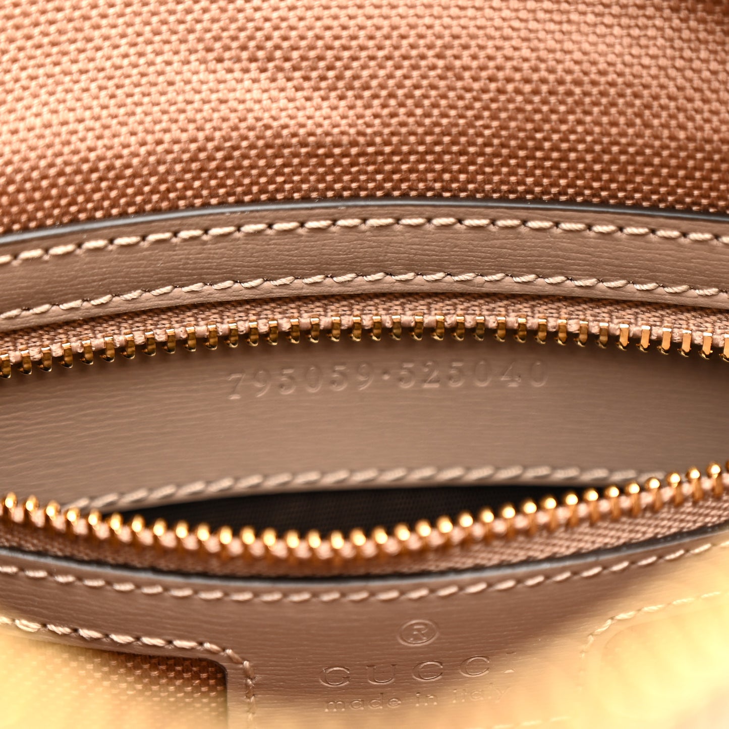 GG Shadow Monogram Super Mini Ophidia Shoulder Bag Taupe