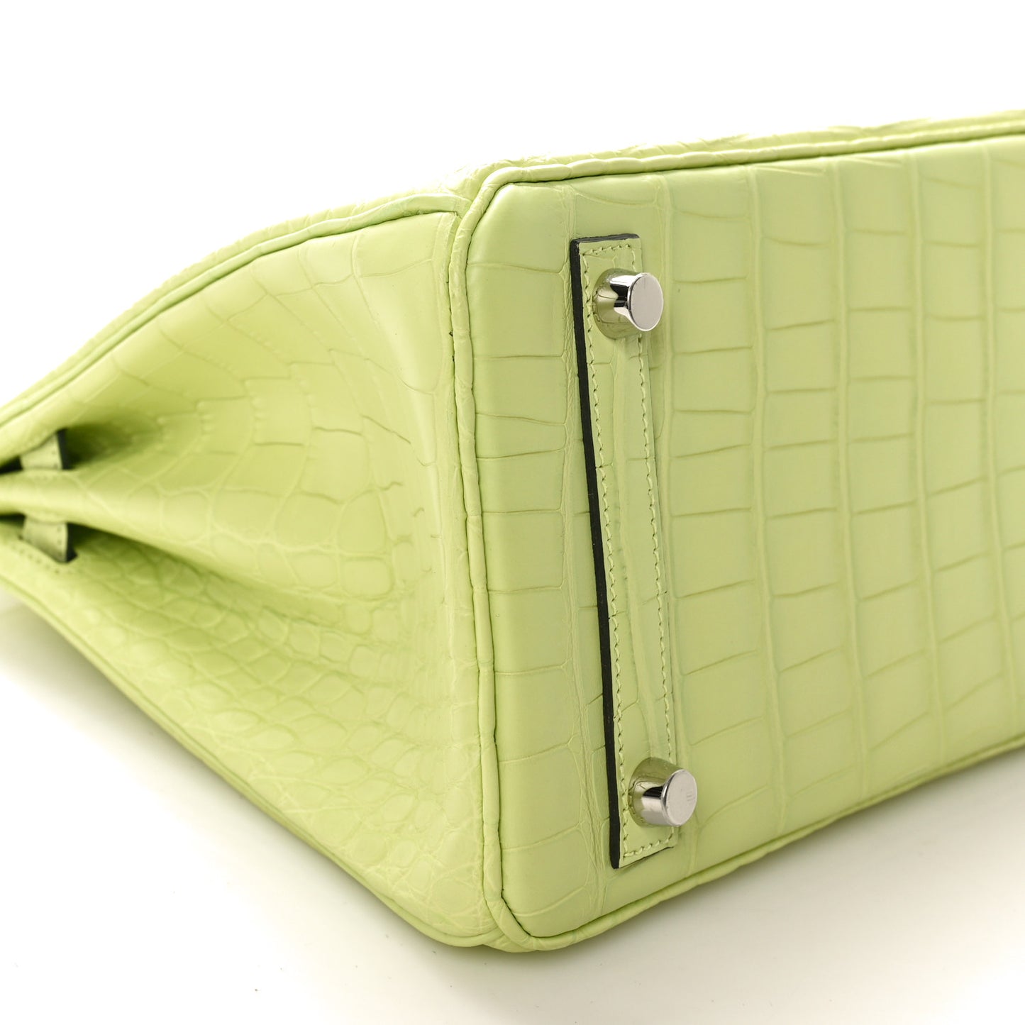 Matte Alligator Birkin 25 Jaune Bourgeon