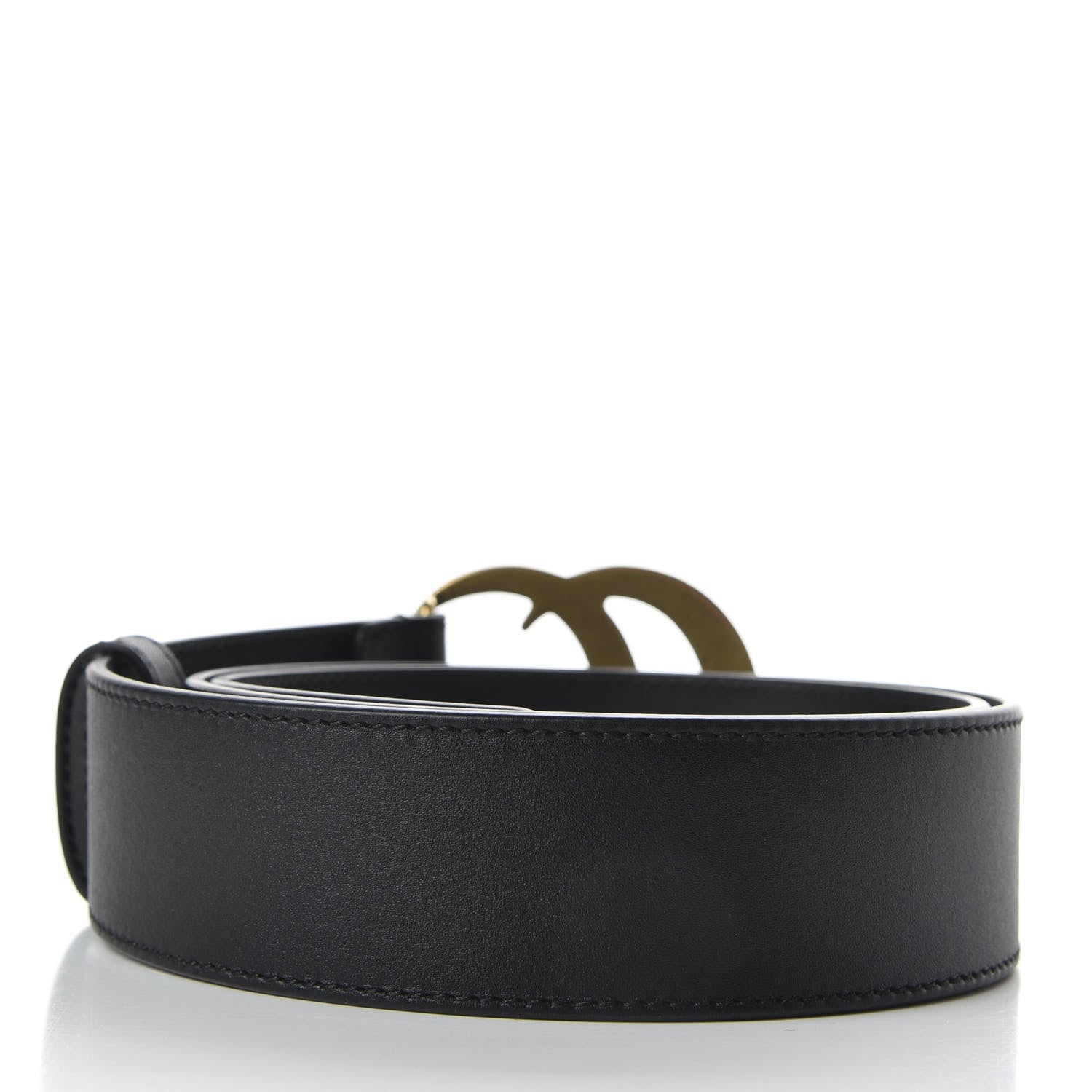 Gucci Calfskin Double G 40mm Belt 85 34 Black 2 of 5