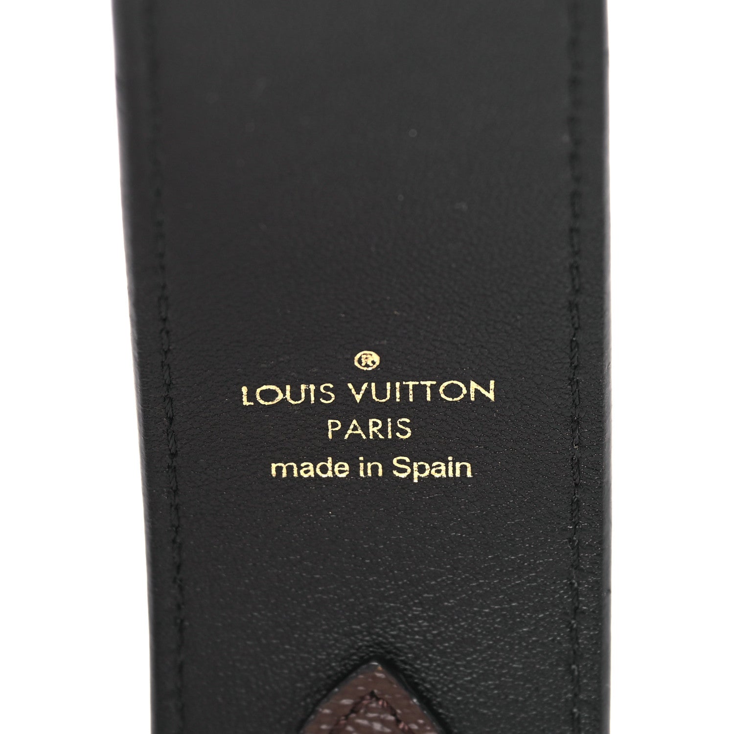 Louis Vuitton Monogram Bandouliere Shoulder Strap XL Black 4 of 4