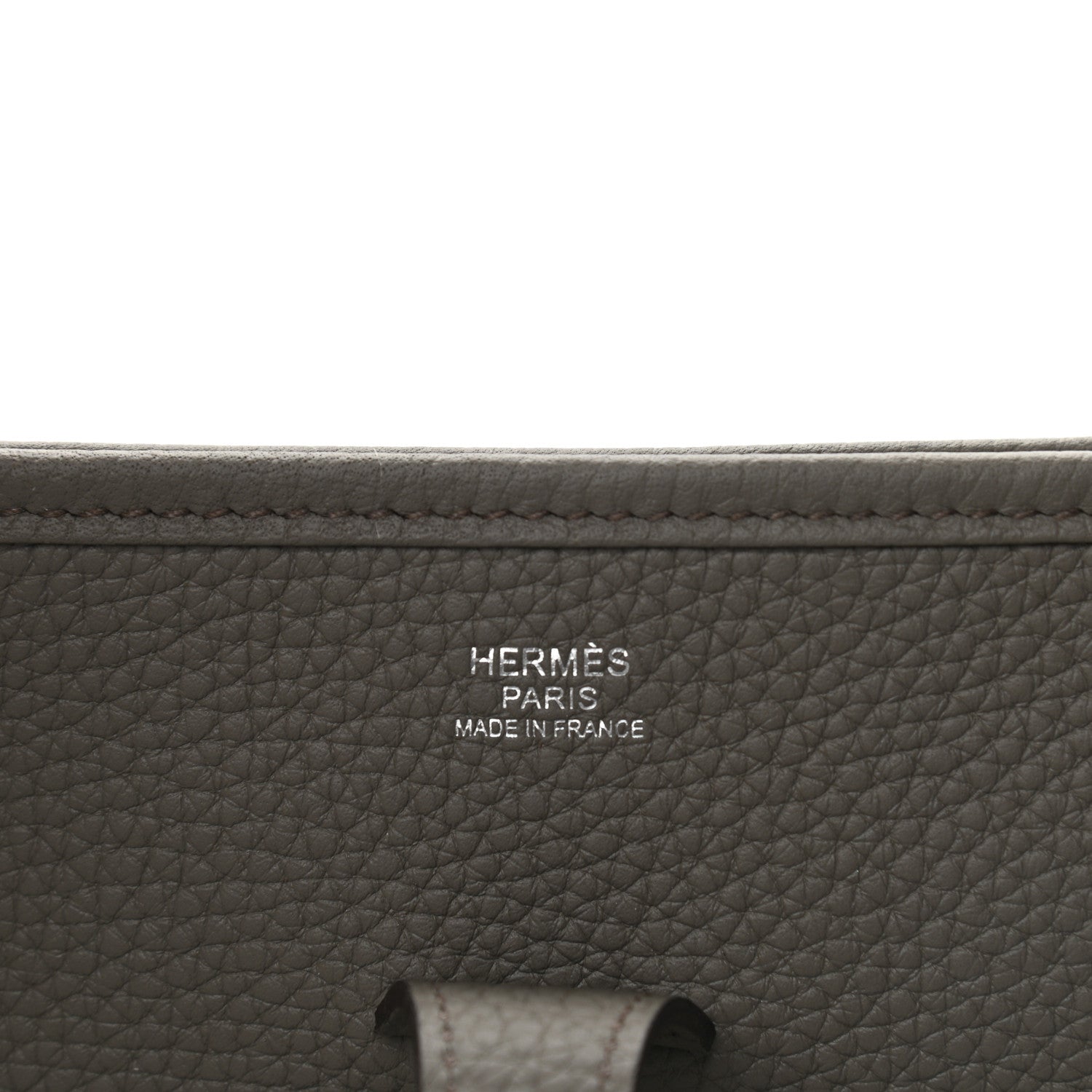 Hermes Taurillon Clemence Evelyne III PM Etain 6 of 10