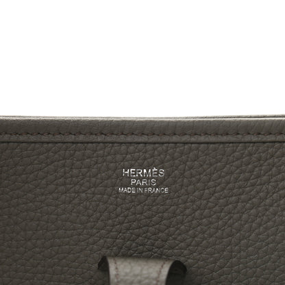 Hermes Taurillon Clemence Evelyne III PM Etain 6 of 10