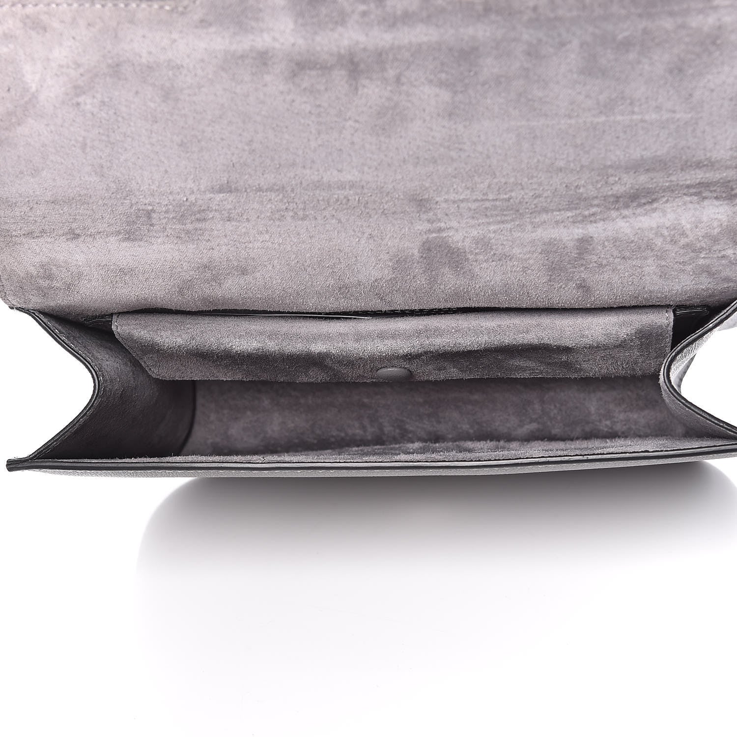 Alexander McQueen Calfskin Medium Insignia Flap Grey 5 of 10