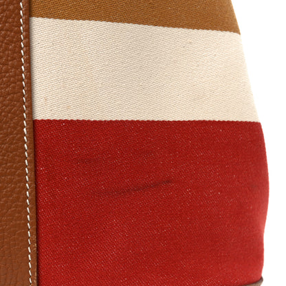 Hermes Toile Striped Negonda Garden Party 36 MM Multicolor Gold 13 of 13