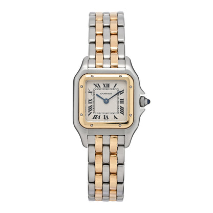 Cartier Stainless Steel 18K Yellow Gold 22mm Panthere Quartz Watch 1 of 4