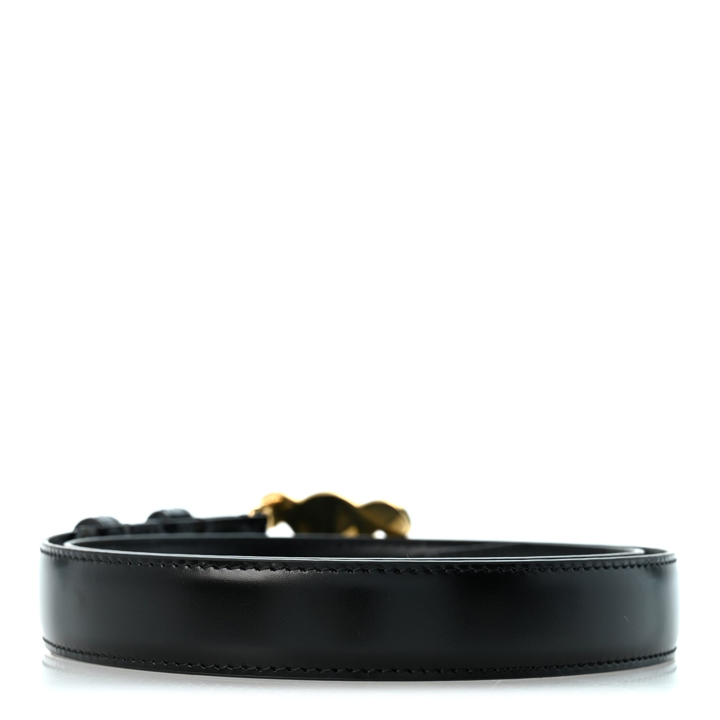 Box Calfskin Medium 25mm Triomphe Belt 75 30 Black