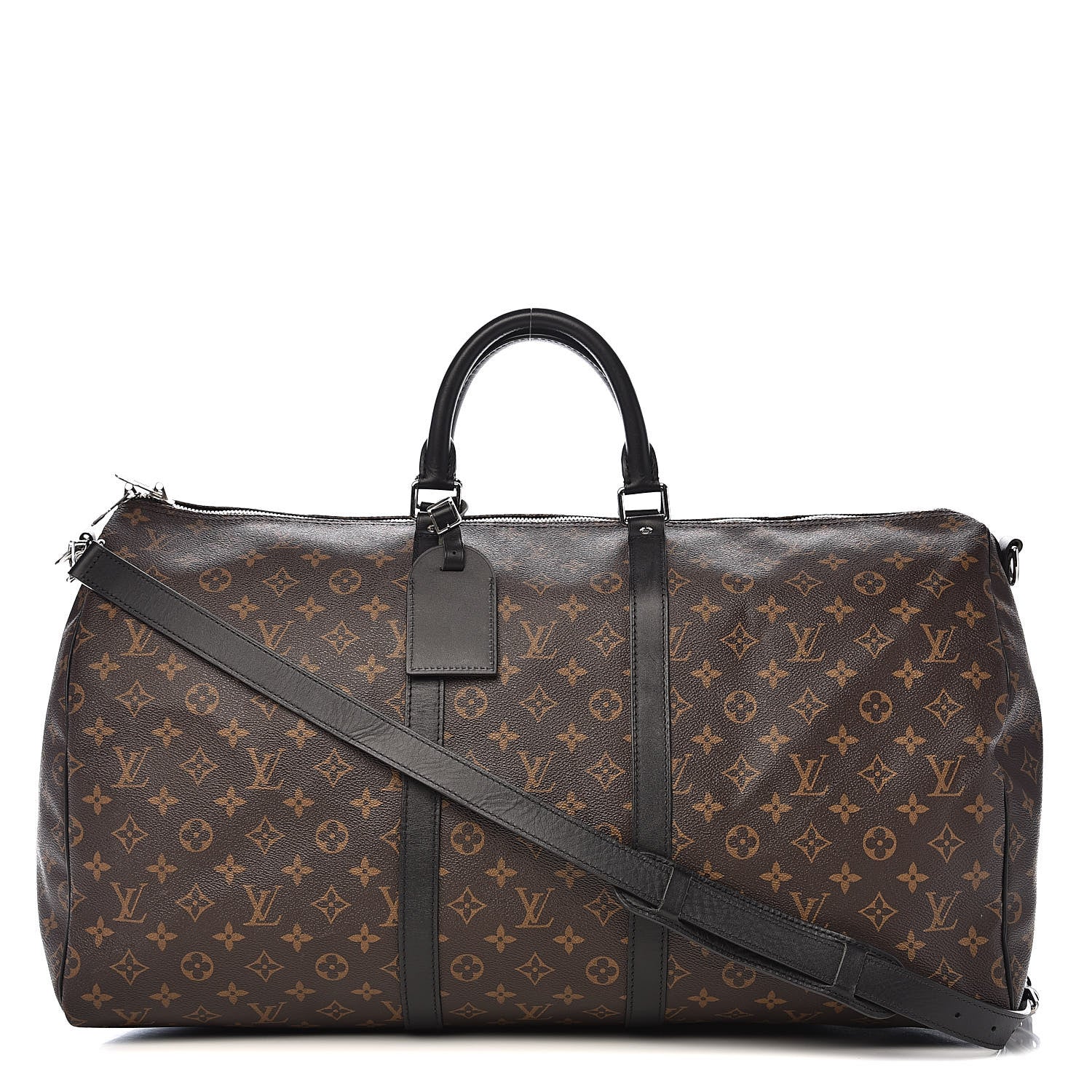 Louis Vuitton Monogram Macassar Keepall Bandouliere 55 1 of 10
