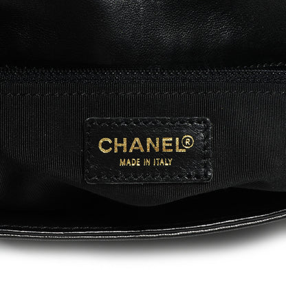 Chanel Lambskin Chocolate Bar Quilted CC Flap Black 6 of 8