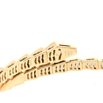 Bulgari 18K Yellow Gold Diamond Serpenti Viper Bracelet M 4 of 4
