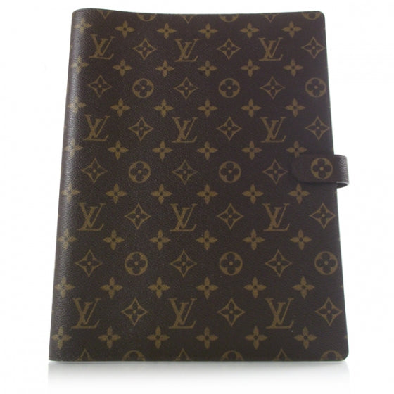 Monogram Large Desk Agenda Cover