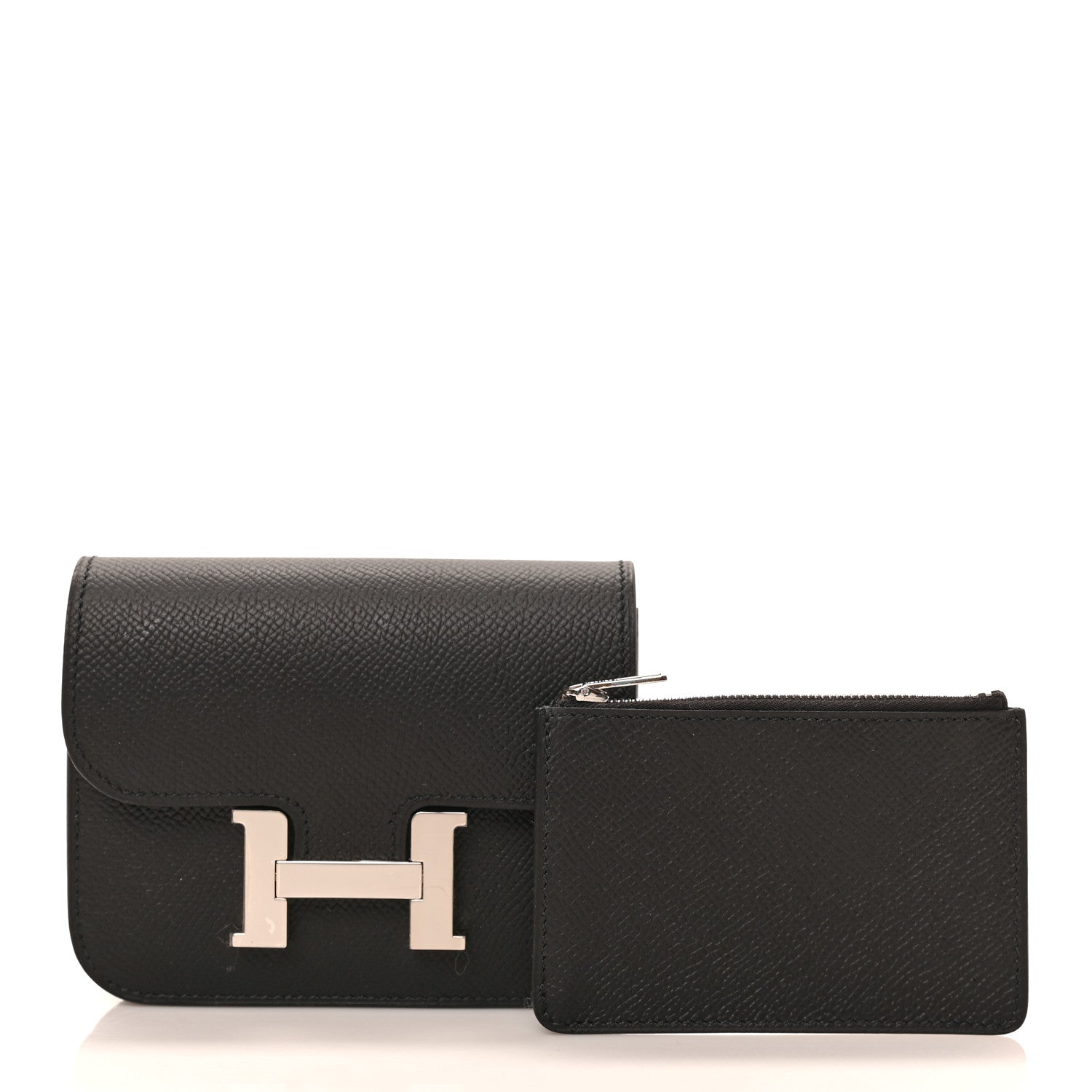 Hermes Epsom Constance Slim Wallet Black 2 of 7