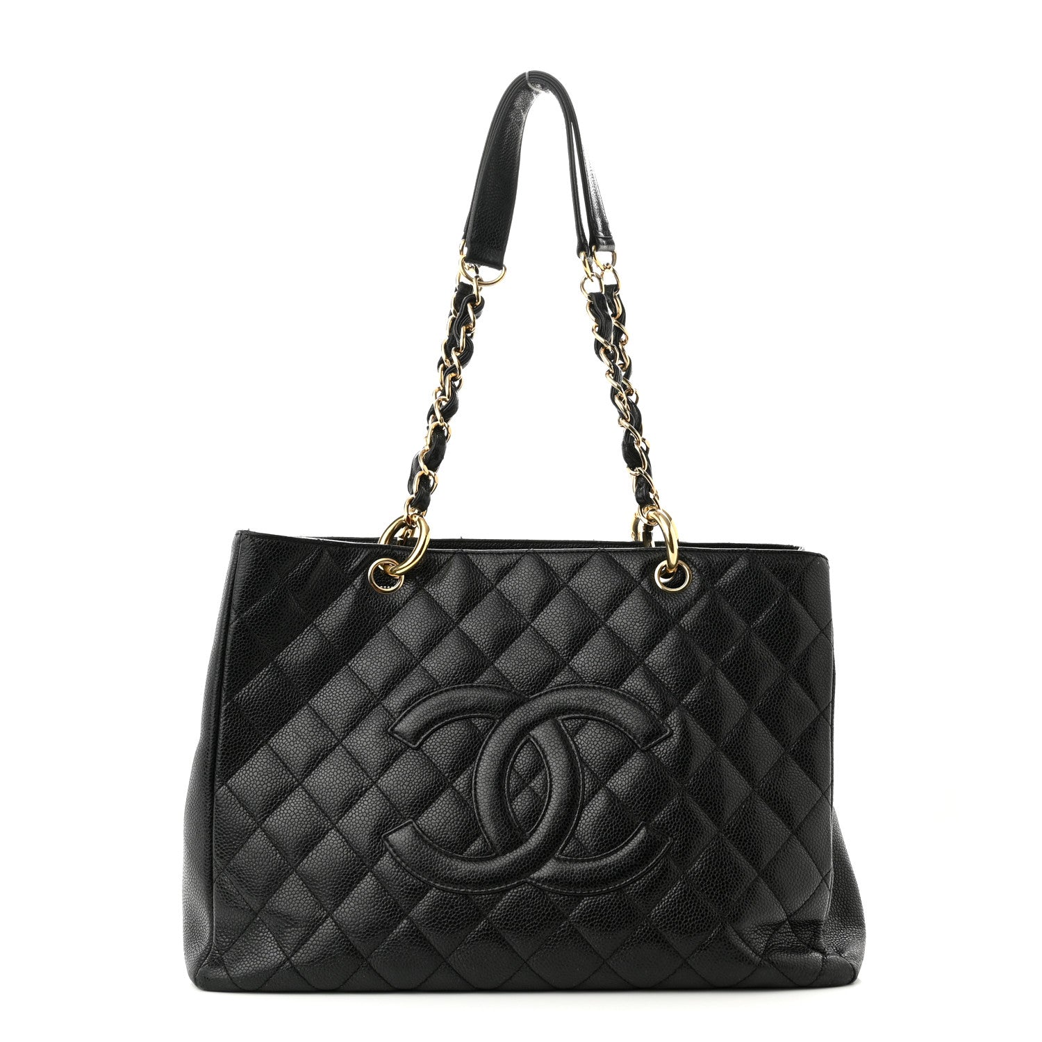 Chanel Caviar Quilted Grand Shopping Tote GST Black 1 of 10