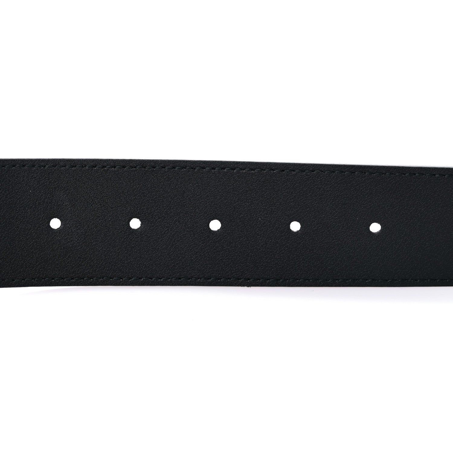 Gucci Moon Calfskin Pearl Double G 40mm Belt 85 34 Black Cream 4 of 4