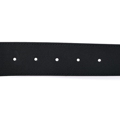 Gucci Moon Calfskin Pearl Double G 40mm Belt 85 34 Black Cream 4 of 4
