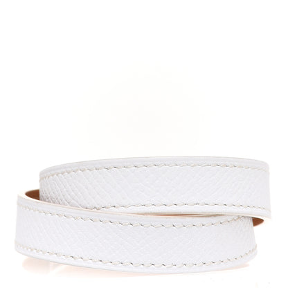 Hermes Epsom Kelly Double Tour Bracelet S White 3 of 6