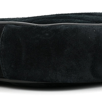 Saint Laurent Suede Matelasse Monogram Mini Lou Camera Bag Black 10 of 10