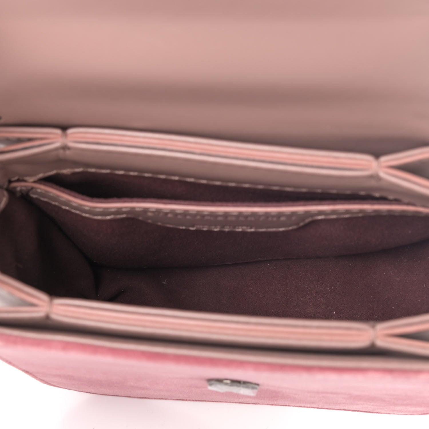 Stella McCartney Velvet Falabella Box Shoulder Bag Pink 4 of 4