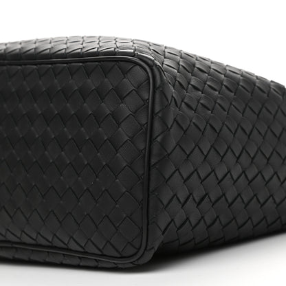 Bottega Veneta Nappa Intrecciato Small Shoulder Bag Black 10 of 10