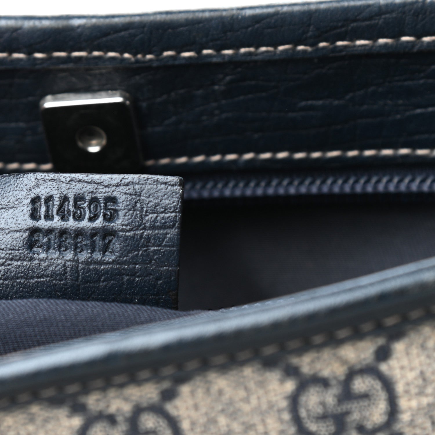 Gucci GG Plus Monogram Medium Joy Tote Dark Blue 7 of 10