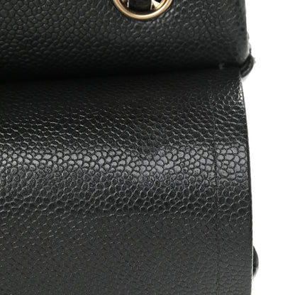 Chanel Caviar Quilted Jumbo Double Flap Dark Grey 10 of 12