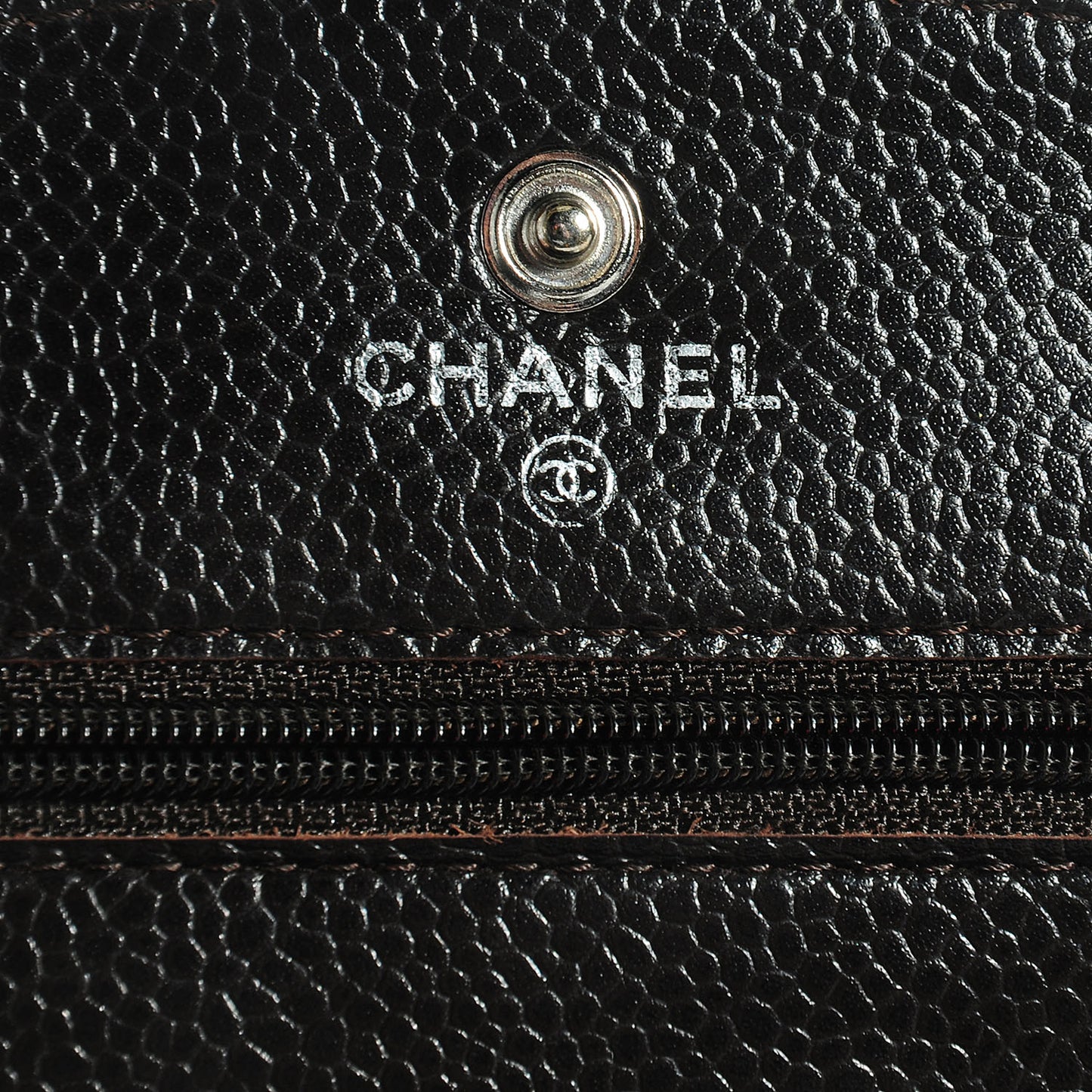 Caviar Timeless CC Wallet On Chain WOC Dark Brown