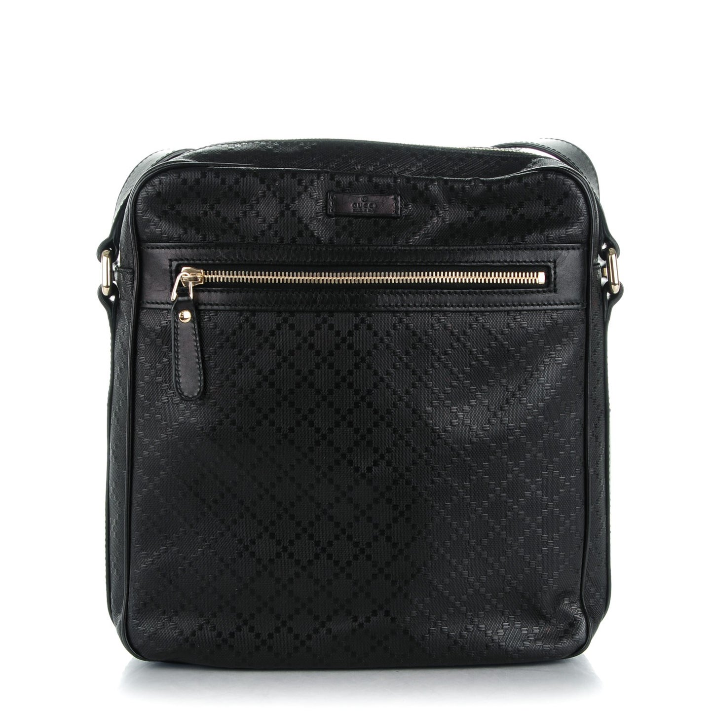 Diamante Medium Messenger Bag Black