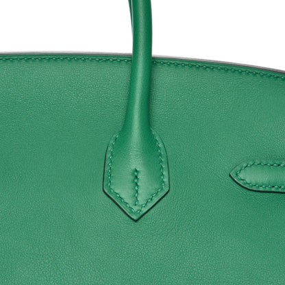 Hermes Swift Birkin 25 Vert Vertigo 8 of 35