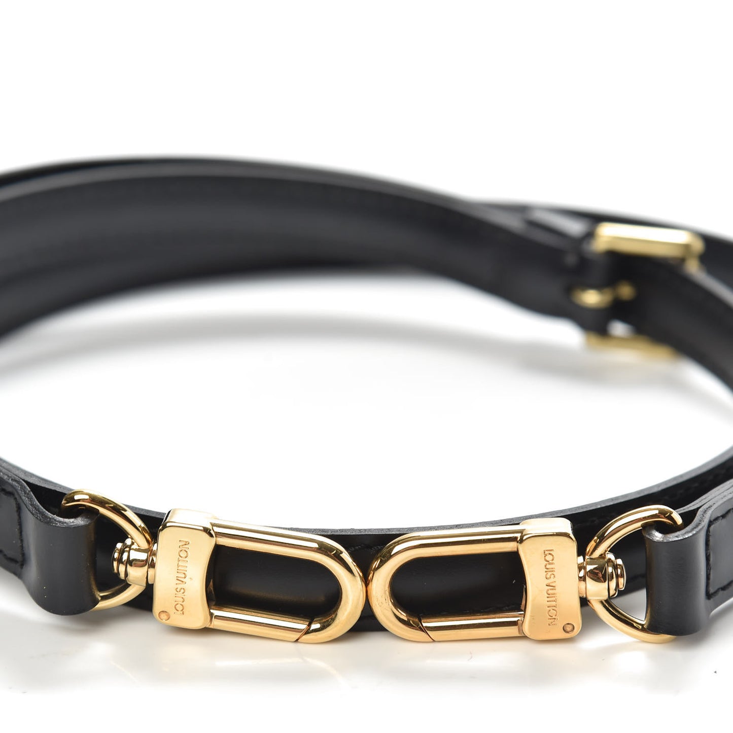 Calfskin 16mm Adjustable Shoulder Strap Black