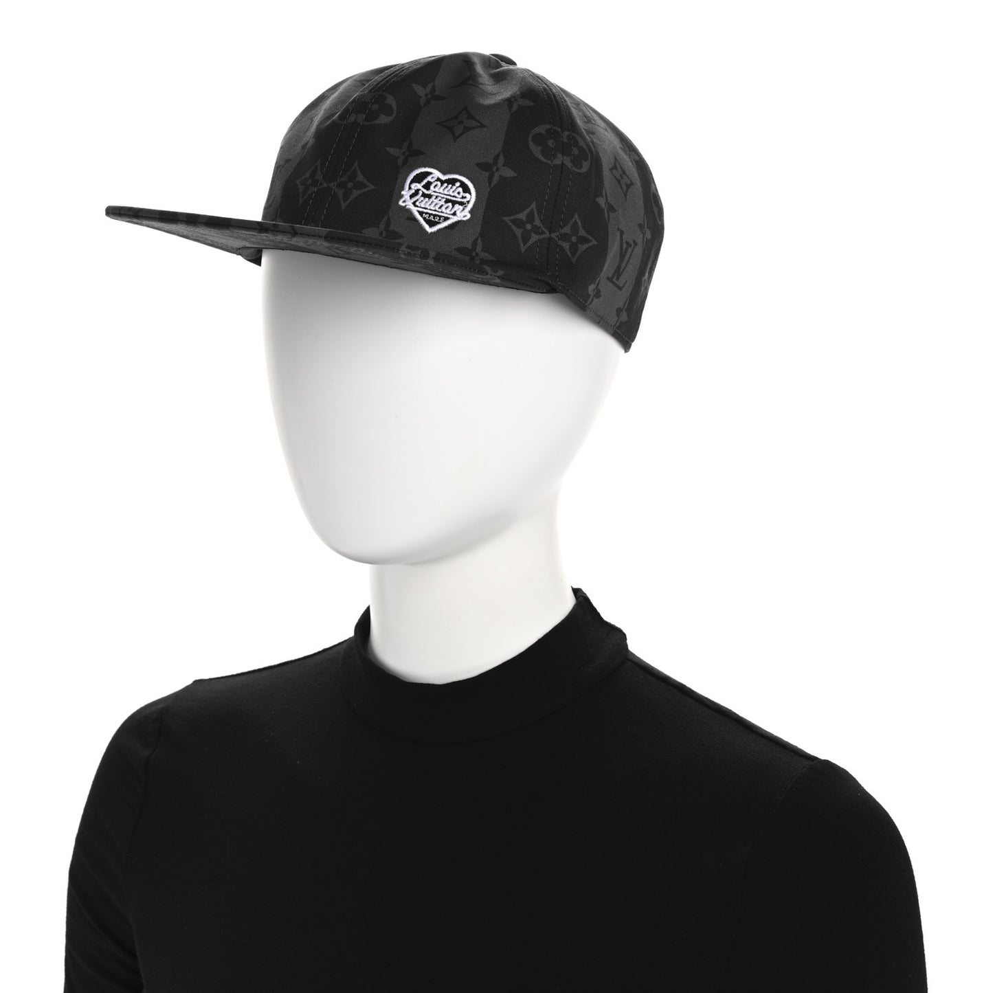 X NIGO Cotton Monogram Eclipse Stripes LV Cap L