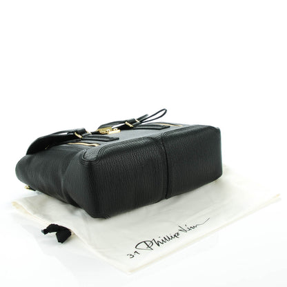 3.1 Phillip Lim 3.1 Textured Calfskin Medium Pashli Satchel Black 4 of 7
