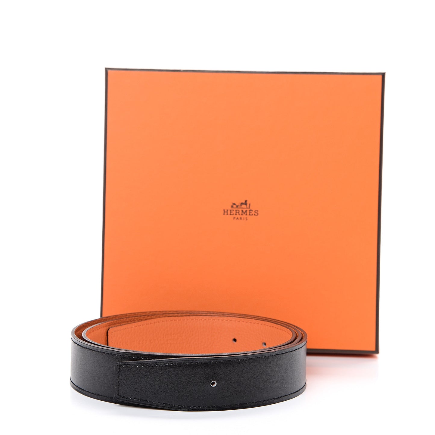 Box Togo 32mm Belt Strap 105 Black Orange