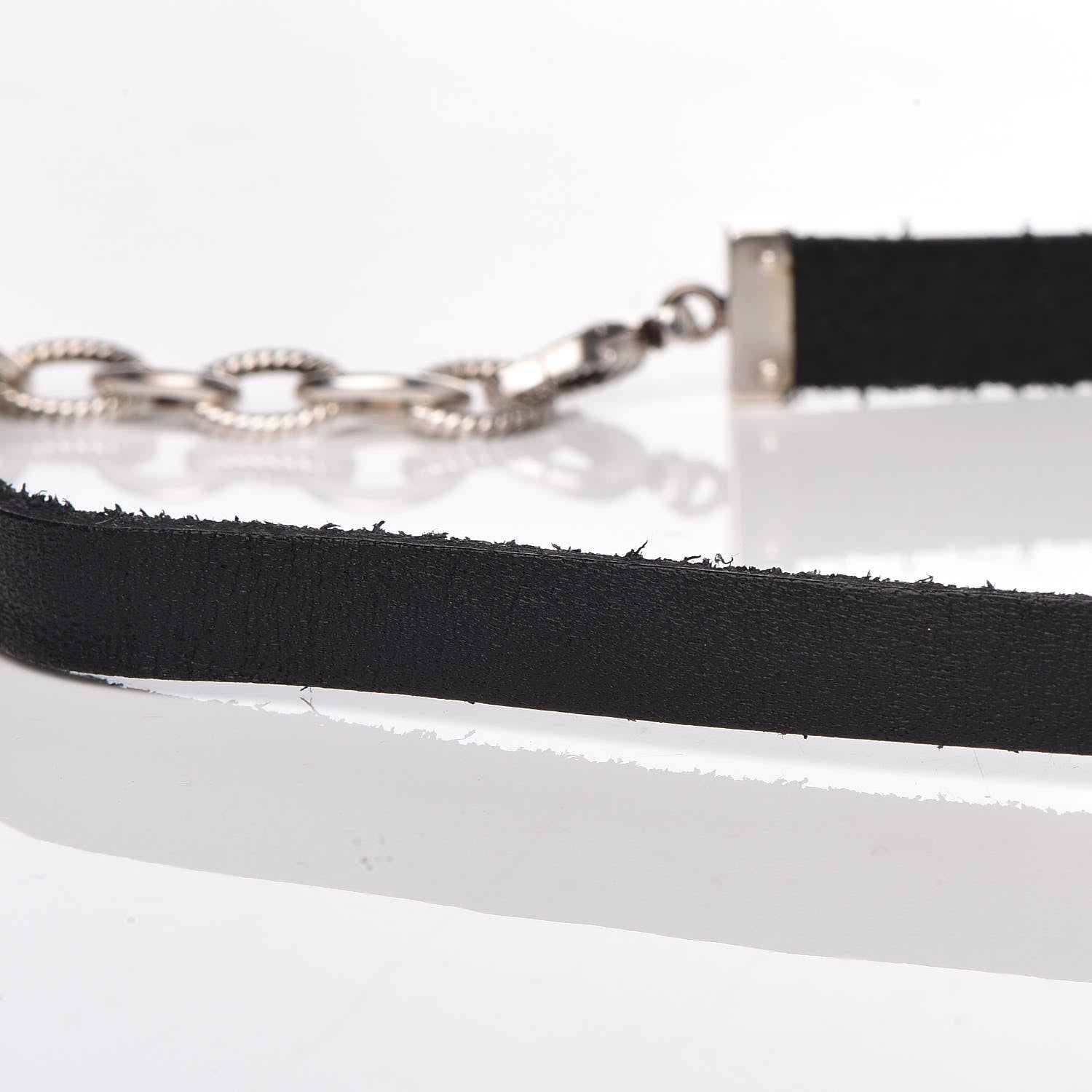 Gucci Sterling Silver Calfskin Tigers Head Choker 9 of 9