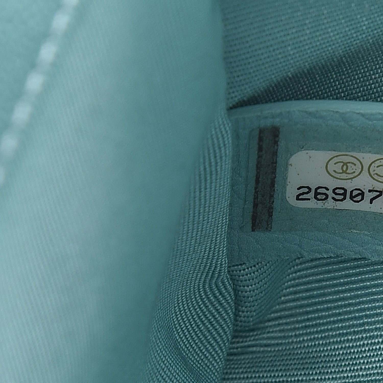 Chanel Caviar Quilted Small Boy Flap Light Blue 7 of 10