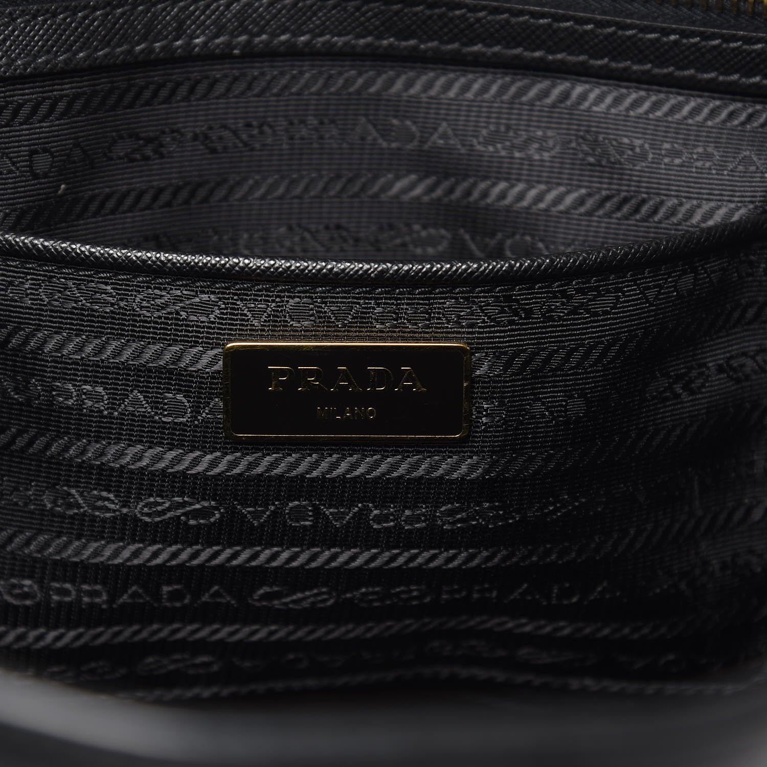 Prada Saffiano Lux Large Tote Black 6 of 10