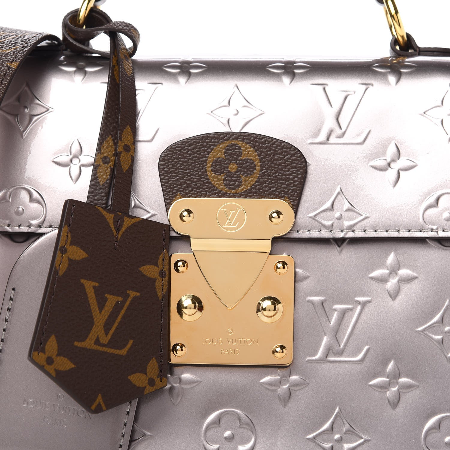 Louis Vuitton Vernis Epi Monogram Spring Street Bitume Metallise 9 of 9