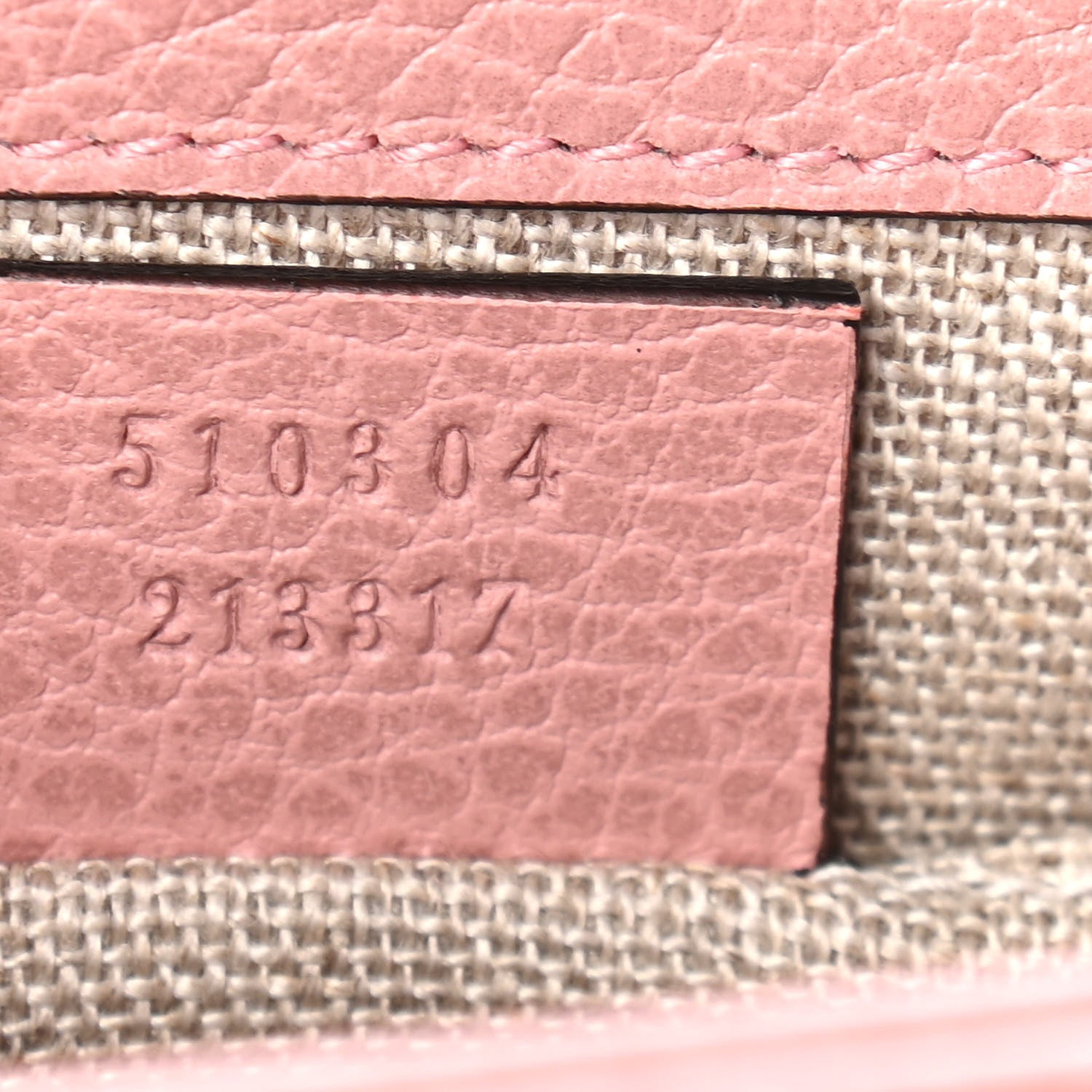 Gucci Dollar Calfskin Small Interlocking G Shoulder Bag Soft Pink 7 of 11