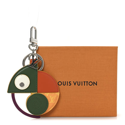Louis Vuitton Calfskin Monogram LV Chameleon Bag Charm Key Holder  Multicolor 4 of 4
