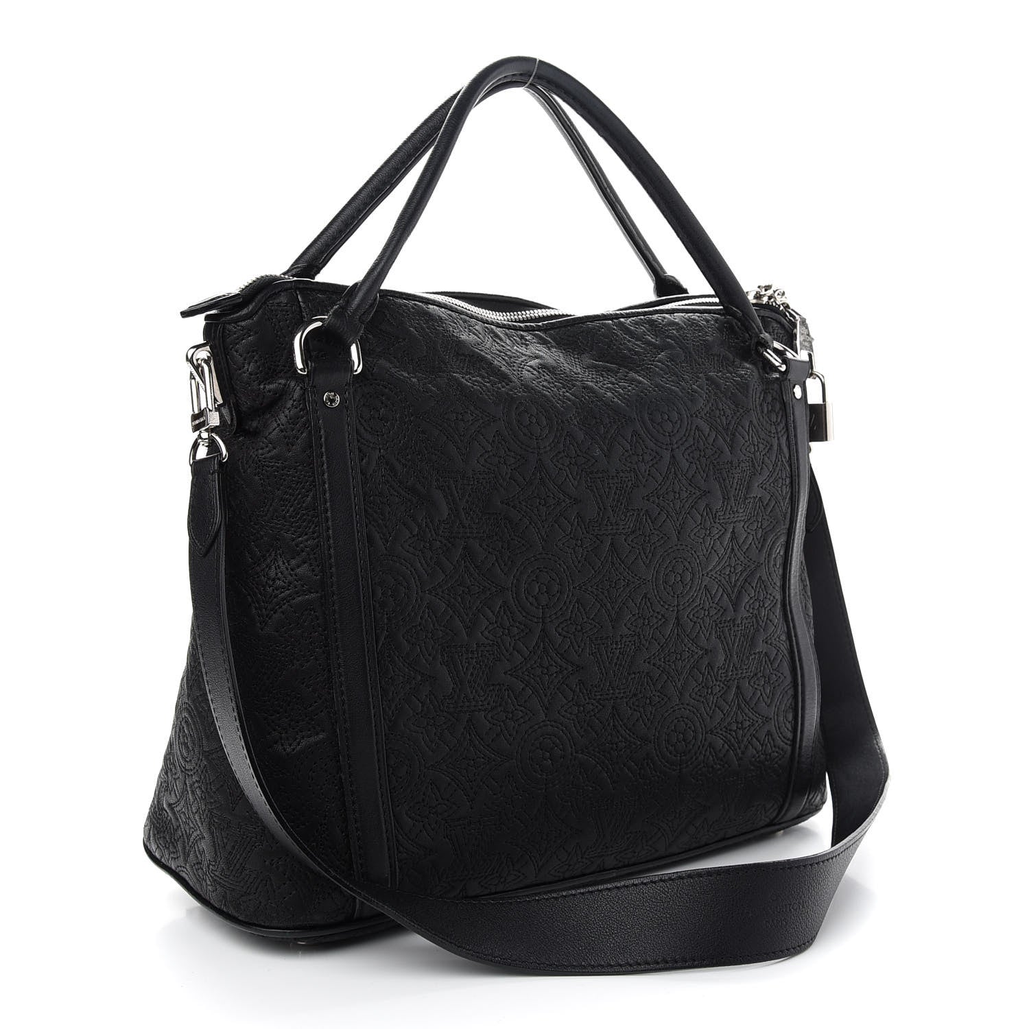 Louis Vuitton Monogram Lambskin Antheia Ixia PM Black 3 of 11