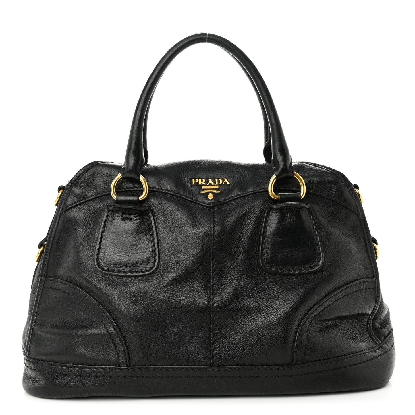 Cervo Shine Shoulder Bag Black