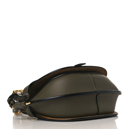 Loewe Calfskin Jacquard Mini Gate Dual Bag Autumn Green 4 of 9